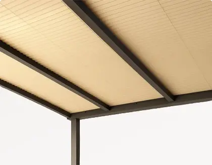 Lysel Outdoor Plissee als Sonnenschutz