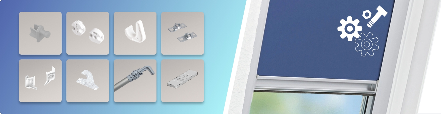 Dachfenster Rollo Zubehör