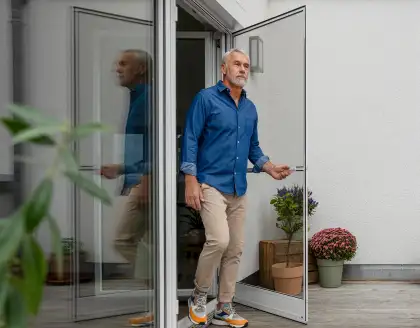 Fliegengitter Drehtür nach Maß