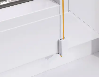 Window Fashion Sensuna® Clip – moderner Klemmträger für Plissee