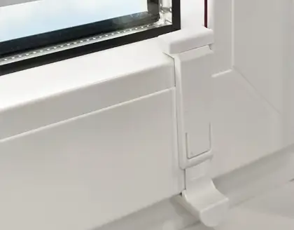 Plissee Klemmbefestigung