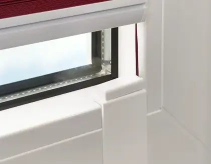 Klebeplatten für Kunststofffenster