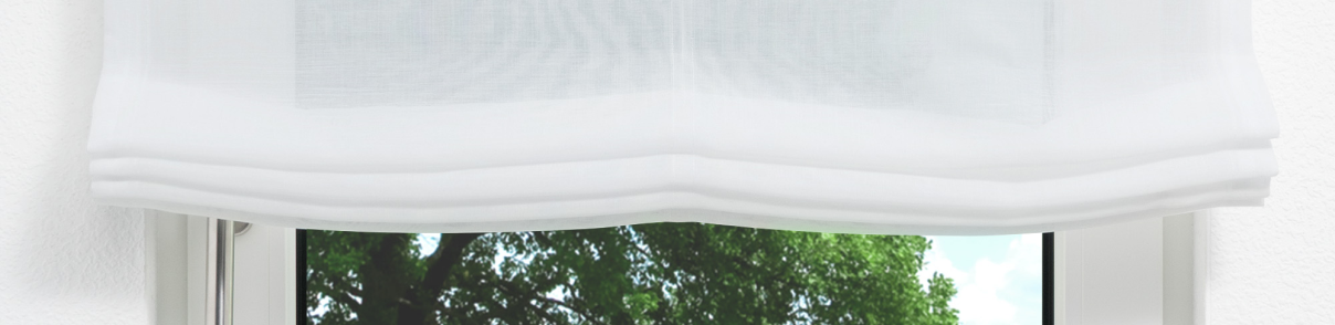 Raffrollo in Vintageoptik