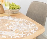 Ovale Tischdecke nach Maß