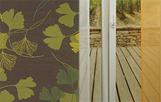 Flächenvorhang Schmetterling