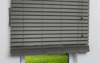 graue Jalousie Maßanfertigung - online bestellen