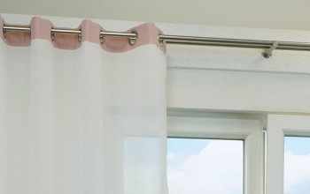 Ösenvorhang Rosa, Ösengardinen Rosa