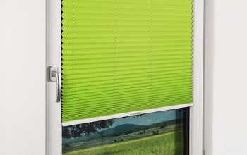 Plissee Grün - maßgefertigt