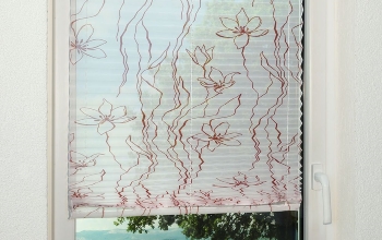 Raffgardinen Rot nach Maß - online bestellen