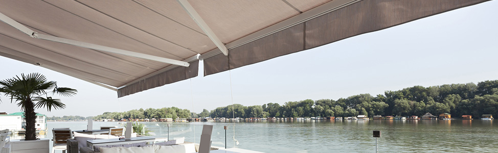 beschichtete Markise